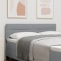 Cabecero diseño Lines gris claro 160 cm tela de , Cabeceros y pies de cama - Ref: Foro24-42007020, Precio: 73,63 €, Descuento: %