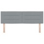 Cabecero diseño Lines gris claro 160 cm tela de , Cabeceros y pies de cama - Ref: Foro24-42007020, Precio: 73,63 €, Descuento: %