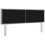 Cabecero diseño Lines gris claro 160 cm tela de , Cabeceros y pies de cama - Ref: Foro24-42007020, Precio: 73,63 €, Descuento: %