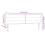 Cabecero de diseño Lines crema de de 160 cm de tela de , Cabeceros y pies de cama - Ref: Foro24-42007025, Precio: 59,88 €, De...