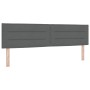 Cabezal de diseño Lines en gris oscuro de 180 cm de tela | Foro24.es | Tu tienda online para hogar, jardín y más Foro24.es
