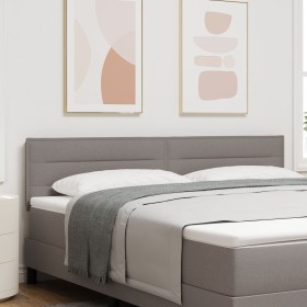 Cabezal Diseño de Líneas Taupe 180 cm Tela de , Cabeceros y pies de cama - Ref: Foro24-42007031, Precio: 79,84 €, Descuento: ...