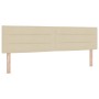 Cabecero Diseño de Líneas Crema 180 cm Tela de , Cabeceros y pies de cama - Ref: Foro24-42007032, Precio: 66,28 €, Descuento: %