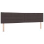 Cabecero diseño Lines marrón oscuro 200 cm tela de , Cabeceros y pies de cama - Ref: Foro24-42007037, Precio: 70,23 €, Descue...