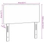 Cabecera  Diseño Sencillo Gris Claro 90 cm Tela de Corduroy | Foro24.es | Tu tienda online para hogar, jardín y más Foro24.es