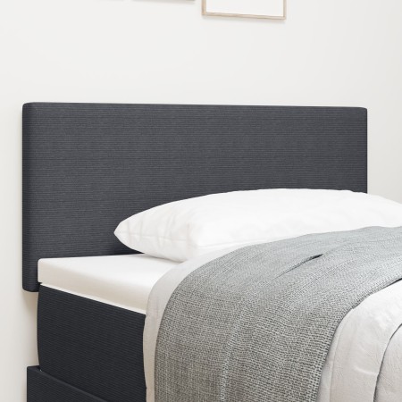 Cabecero Diseño Sencillo Gris Oscuro 90 cm Microfibra de , Cabeceros y pies de cama - Ref: Foro24-42007046, Precio: 40,47 €, ...
