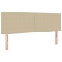 Cabecero Diseño Simple Verde Claro Gris 140 cm Tela de Terciopelo de , Cabeceros y pies de cama - Ref: Foro24-42007056, Preci...