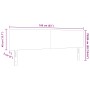 Cabecero de  diseño simple gris oscuro 160 cm tela de terciopelo | Foro24.es | Tu tienda online para hogar, jardín y más Foro24.es
