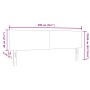 Cabezal Diseño Simple Gris Claro 200 cm Tela de Velvet de , Cabeceros y pies de cama - Ref: Foro24-42007065, Precio: 81,47 €,...