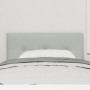 Cabecero con botones acolchados Gris Claro de 90 cm en terciopelo de , Cabeceros y pies de cama - Ref: Foro24-42007131, Preci...