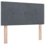 Cabecero Acolchado con Botones Gris Oscuro 90 cm de Terciopelo de , Cabeceros y pies de cama - Ref: Foro24-42007132, Precio: ...