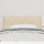 cabecero de con botones tufted en crema de 100 cm de tela de , Cabeceros y pies de cama - Ref: Foro24-42007142, Precio: 45,00...