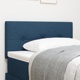 Cabecero Botonera Tapizado Azul 100 cm Tela de , Cabeceros y pies de cama - Ref: Foro24-42007143, Precio: 45,22 €, Descuento: %