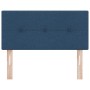 Cabecero Botonera Tapizado Azul 100 cm Tela de , Cabeceros y pies de cama - Ref: Foro24-42007143, Precio: 45,22 €, Descuento: %