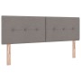Cabecero de con botones tapizado en taupe de 140 cm de , Cabeceros y pies de cama - Ref: Foro24-42007154, Precio: 56,63 €, De...