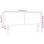 Cabecero de con botones tapizado en taupe de 140 cm de , Cabeceros y pies de cama - Ref: Foro24-42007154, Precio: 56,63 €, De...