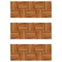 Baldosas de porche patrón vertical 30 piezas acacia 30x30 cm en Materiales de construcción | Comprar online en Foru.es