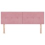 Cabecero Tufted Botones Rosa 140 cm Terciopelo de , Cabeceros y pies de cama - Ref: Foro24-42007162, Precio: 56,62 €, Descuen...