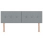 Cabecero Button Tapizado Gris Claro 160 cm Tela de , Cabeceros y pies de cama - Ref: Foro24-42007163, Precio: 59,13 €, Descue...