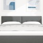 Cabecero con botones capitoné gris oscuro de 160 cm en tela de , Cabeceros y pies de cama - Ref: Foro24-42007164, Precio: 59,...