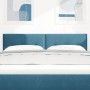 Cabezal Botones Capitoneado Azul Oscuro 160 cm Terciopelo de , Cabeceros y pies de cama - Ref: Foro24-42007174, Precio: 59,10...