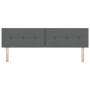 Cabecero Tapizado con Botones Gris Oscuro 180 cm Tela de , Cabeceros y pies de cama - Ref: Foro24-42007177, Precio: 63,61 €, ...