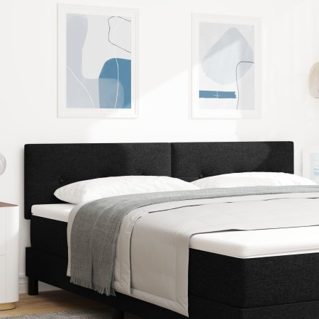 Cabecero Button Tufted Negro 180 cm Tela de , Cabeceros y pies de cama - Ref: Foro24-42007178, Precio: 76,61 €, Descuento: -5%%
