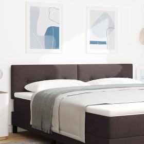 Comprar Cabecero con botones y acolchado marrón