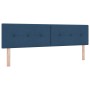 Cabezal Botonera Azul 180 cm Tela de , Cabeceros y pies de cama - Ref: Foro24-42007182, Precio: 77,05 €, Descuento: -5%%