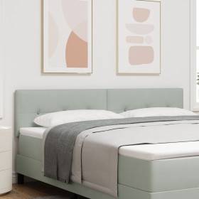 Comprar Cabecero tapizado gris claro de 180 cm en