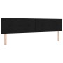 Cabecero con botones tapizado en negro de 200 cm de , Cabeceros y pies de cama - Ref: Foro24-42007191, Precio: 67,00 €, Descu...