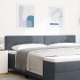 Cabecero con botones acolchados gris oscuro 200 cm de terciopelo de , Cabeceros y pies de cama - Ref: Foro24-42007197, Precio...