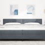 Cabecero con botones acolchados gris oscuro 200 cm de terciopelo de , Cabeceros y pies de cama - Ref: Foro24-42007197, Precio...