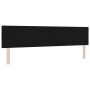Cabecero Botoné Negro 200 cm Terciopelo de , Cabeceros y pies de cama - Ref: Foro24-42007198, Precio: 66,96 €, Descuento: %