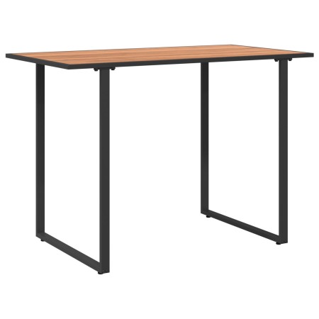 Mesa de Jardín Marrón 100x55x70 cm DPC y Acero de , Mesas de jardín - Ref: Foro24-42007552, Precio: 79,34 €, Descuento: %