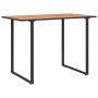 Mesa de Jardín Marrón 100x55x70 cm DPC y Acero de , Mesas de jardín - Ref: Foro24-42007552, Precio: 79,34 €, Descuento: %