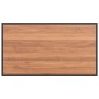 Mesa de Jardín Marrón 100x55x70 cm DPC y Acero de , Mesas de jardín - Ref: Foro24-42007552, Precio: 79,34 €, Descuento: %