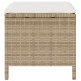 Conjunto de Comedor de Jardín de 4 Piezas con Cojines Beige de Ratán y Acacia | Foro24.es | Tu tienda online para hogar, jardín y más Foro24.es