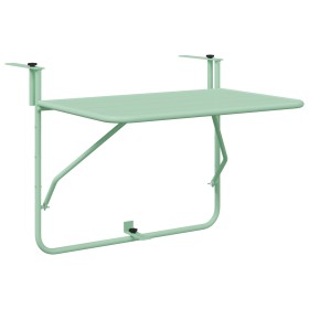 Mesa Colgante al Aire Libre - Verde Menta, 60 x 39 x 50 cm, Acero de , Mesas de jardín - Ref: Foro24-42008072, Precio: 44,94 ...