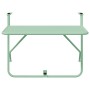 Mesa Colgante al Aire Libre - Verde Menta, 60 x 39 x 50 cm, Acero de , Mesas de jardín - Ref: Foro24-42008072, Precio: 44,94 ...