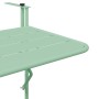 Mesa Colgante al Aire Libre - Verde Menta, 60 x 39 x 50 cm, Acero de , Mesas de jardín - Ref: Foro24-42008072, Precio: 44,94 ...