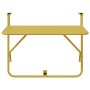 Mesa Plegable Colgante de Balcón - Dorada, 60x40 cm, Acero de , Mesas de jardín - Ref: Foro24-42008076, Precio: 45,57 €, Desc...