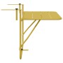 Mesa Plegable Colgante de Balcón - Dorada, 60x40 cm, Acero de , Mesas de jardín - Ref: Foro24-42008076, Precio: 45,57 €, Desc...