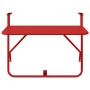 Mesa de balcón plegable roja 60x40 cm de acero de , Mesas de jardín - Ref: Foro24-42008078, Precio: 49,66 €, Descuento: %