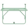 Mesa Colgante Plegable de Balcón - Verde Menta, 60x40 cm, Acero de , Mesas de jardín - Ref: Foro24-42008080, Precio: 48,50 €,...