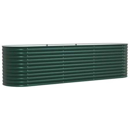 Huerto elevado Verde 320x80x81 cm de acero galvanizado de , Maceteros y jardineras - Ref: Foro24-42008123, Precio: 213,13 €, ...