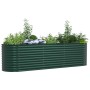 Huerto elevado Verde 320x80x81 cm de acero galvanizado de , Maceteros y jardineras - Ref: Foro24-42008123, Precio: 213,13 €, ...