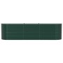 Huerto elevado Verde 320x80x81 cm de acero galvanizado de , Maceteros y jardineras - Ref: Foro24-42008123, Precio: 213,13 €, ...
