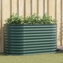 Huerto Elevado Verde 160x80x81 cm de Acero Galvanizado de , Maceteros y jardineras - Ref: Foro24-42008125, Precio: 141,76 €, ...