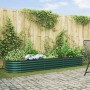Huerto Elevado Verde 320x80x44 cm de Acero Galvanizado de , Maceteros y jardineras - Ref: Foro24-42008128, Precio: 161,87 €, ...
